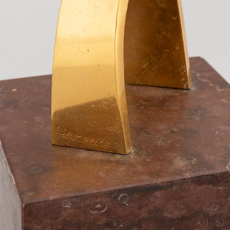 Bror Johansson, sculpture, metal, signed I Lorentz.