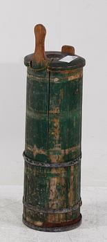 SMÖRKÄRNA, trä, allmoge, 1800-tal.