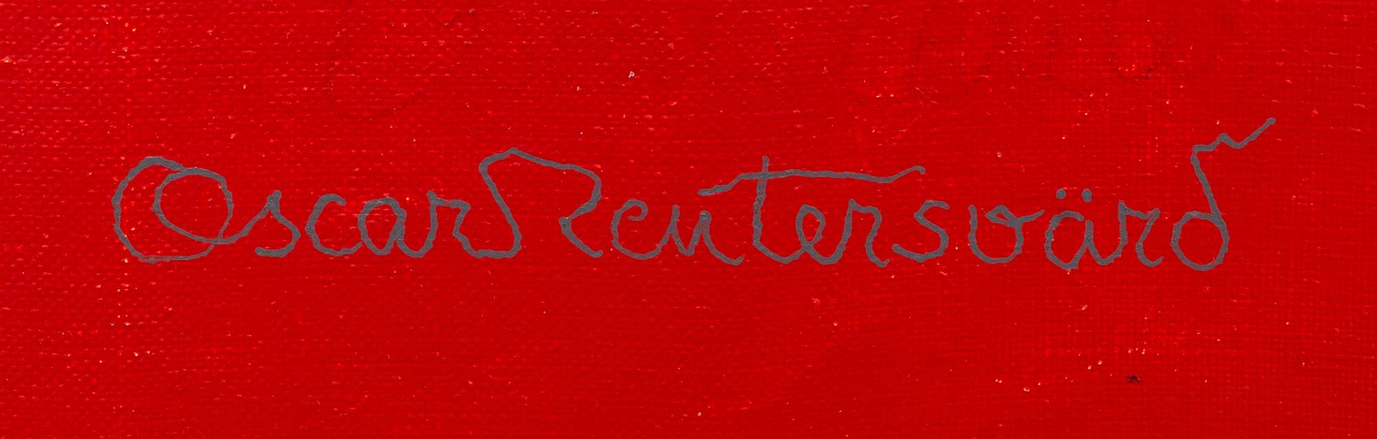 OSCAR REUTERSWÄRD, oil on canvas.