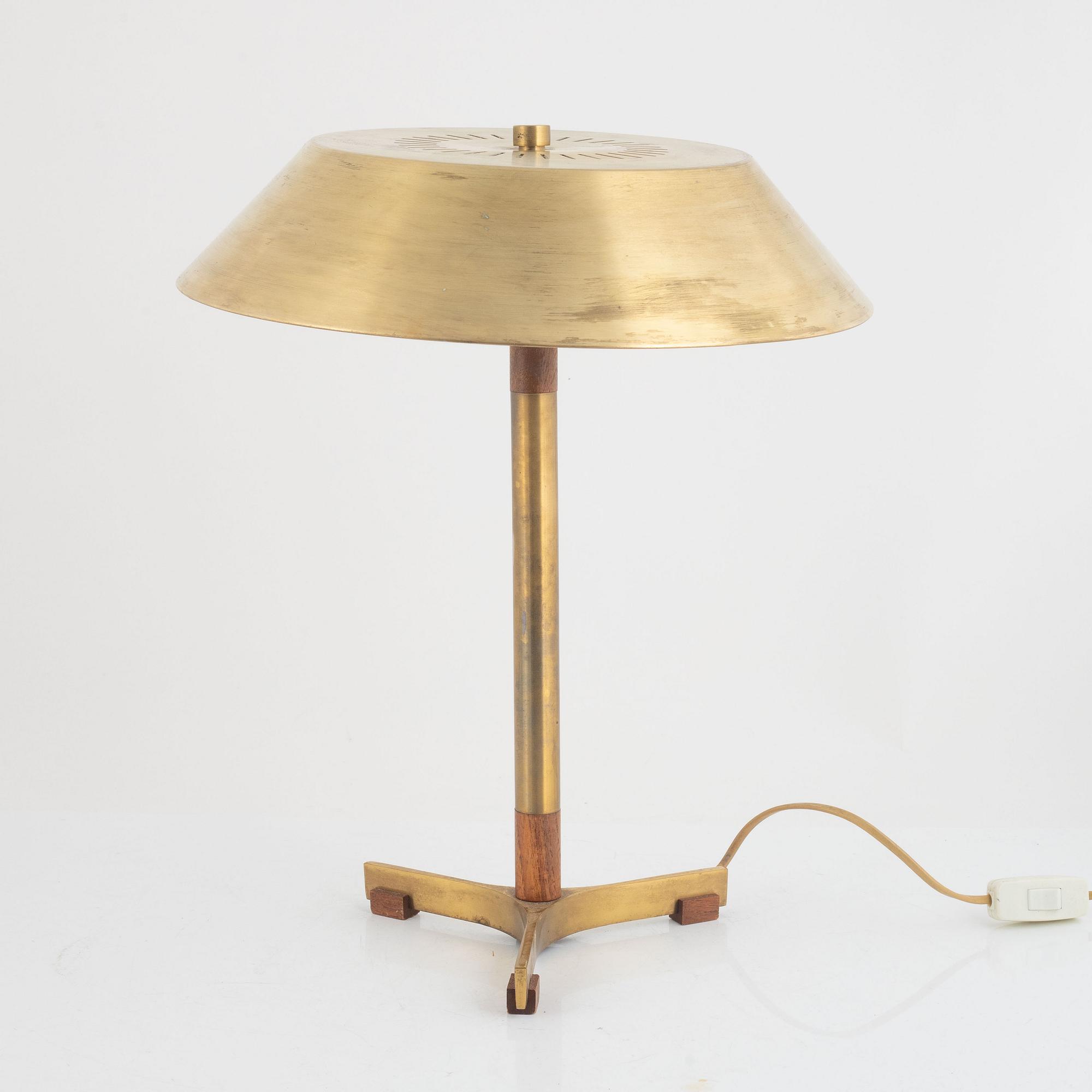 Jo Hammerborg, a table lamp, 'President', Denmark, Fog & Mørup, 1960s.