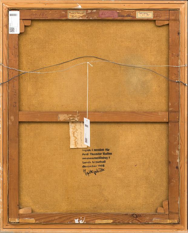 AXEL THEODOR KULLE, olja på duk, osignerad 1915.