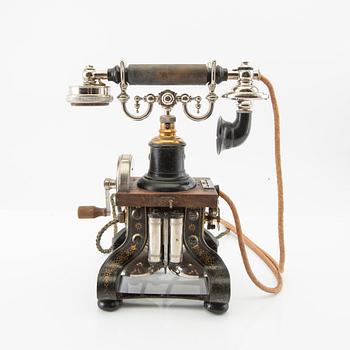 Desk telephone "Taxen" by LM Ericsson, circa 1900.