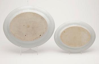 SERVISDELAR, 14 st, porslin, Kina, Jiaqing (1796-1820).