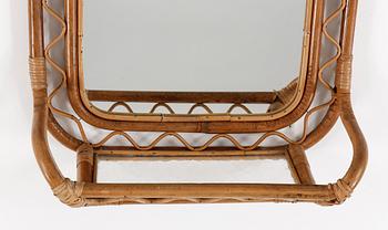 SPEGEL, bambu och rotting, 1900-talets mitt.