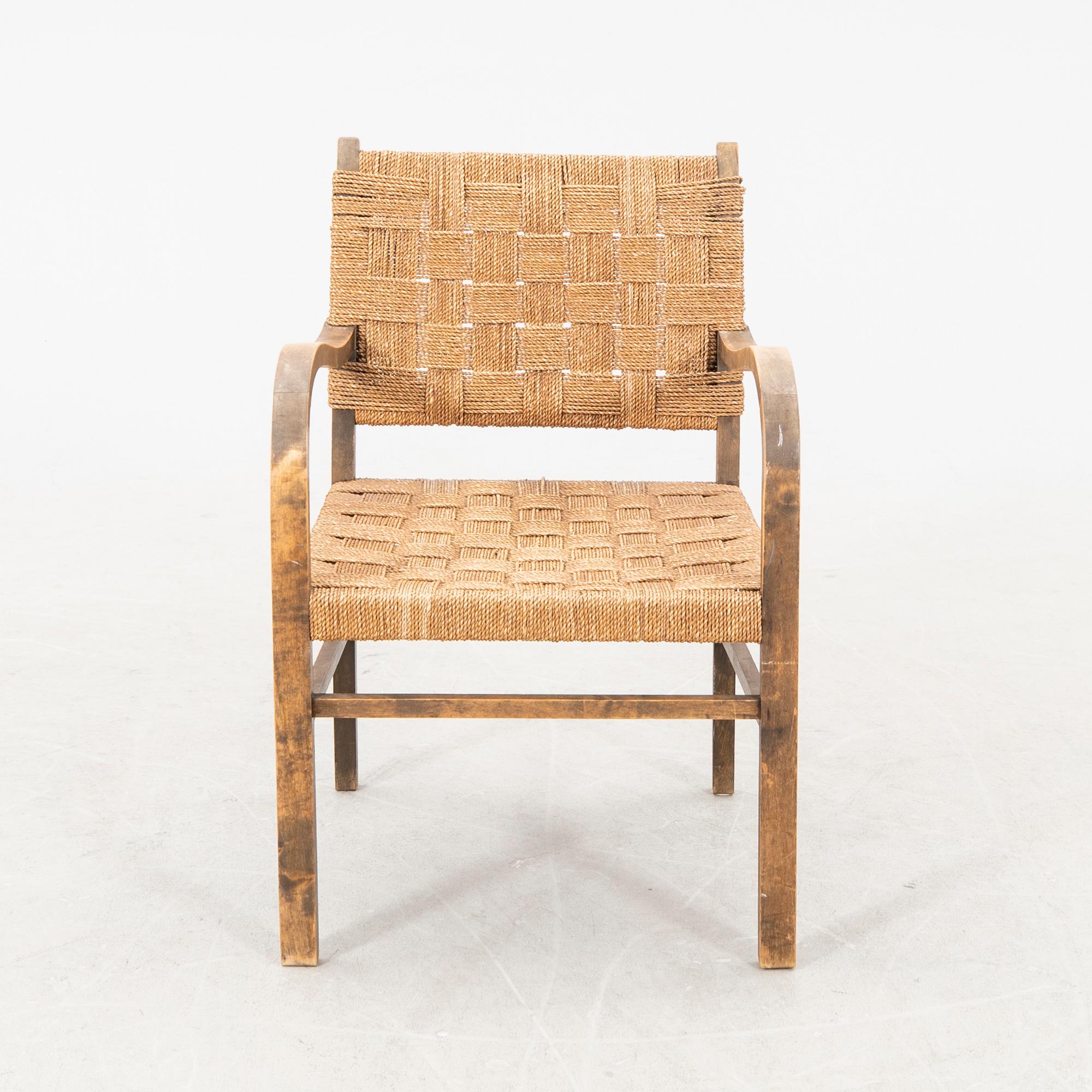 Axel Larsson, a 1930s Bodafors birch armchair.