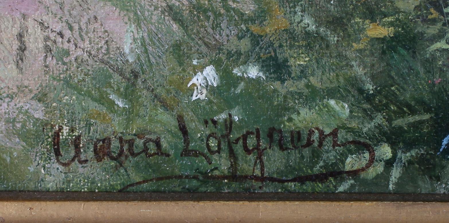 CLARA LÖFGREN, olja på duk, signerad.