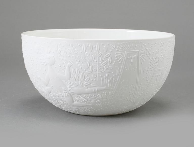 SKÅL, porslin, "Die Zauberflöte", Björn Wiinblad, Rosenthal, 1900-talets senare del.