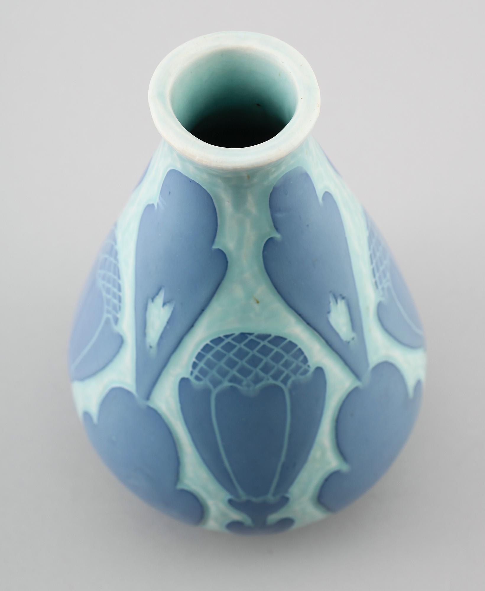 VAS, flintgods, Josef Ekberg, Gustavsberg, 1922.