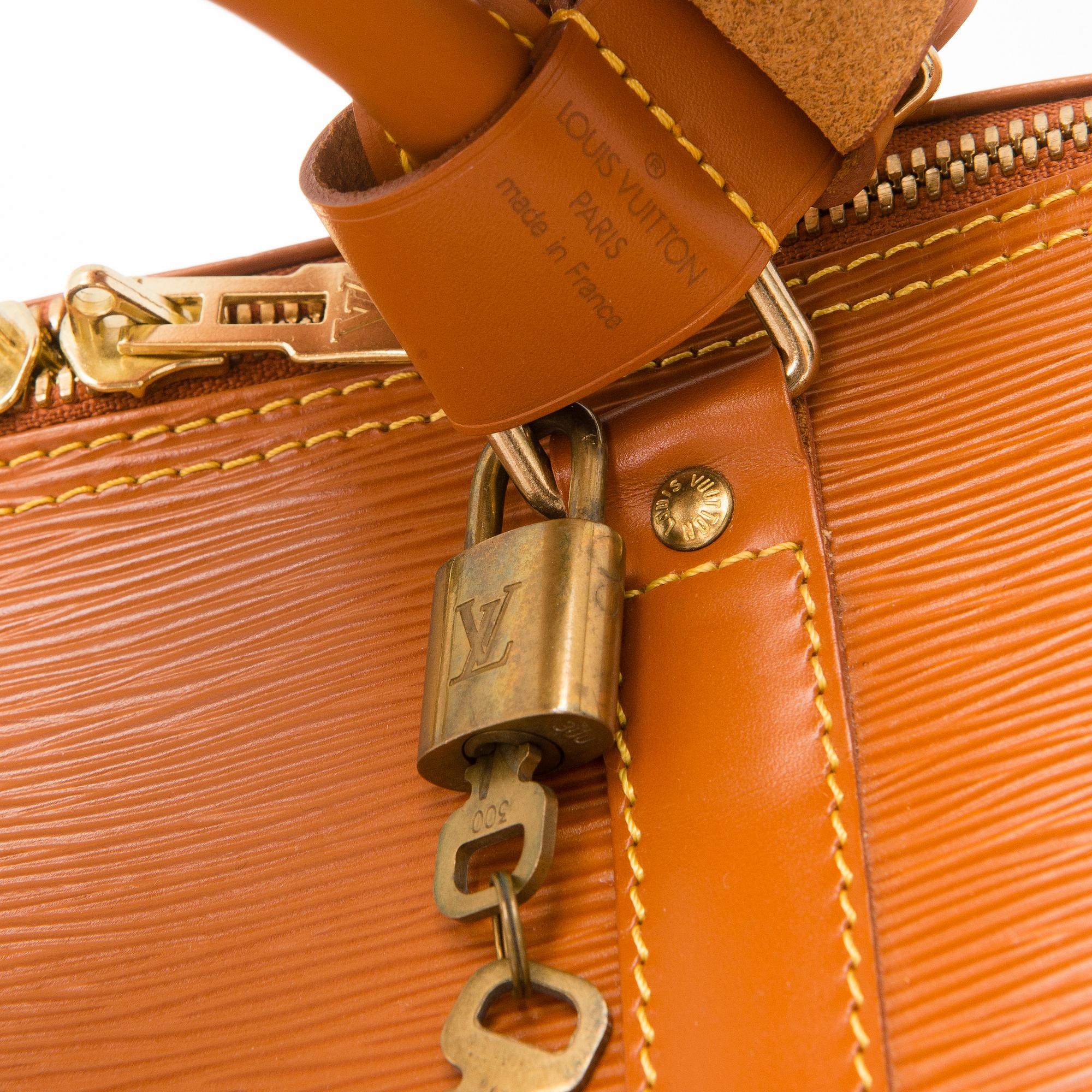 LOUIS VUITTON, "Keepall Epi", Travel bag.