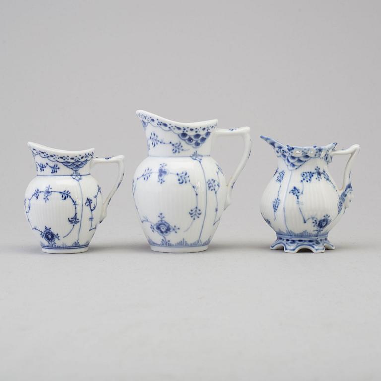 A set of 49 pieces of 'Musselmalet' porcelain tableware, Royal Copenhagen.