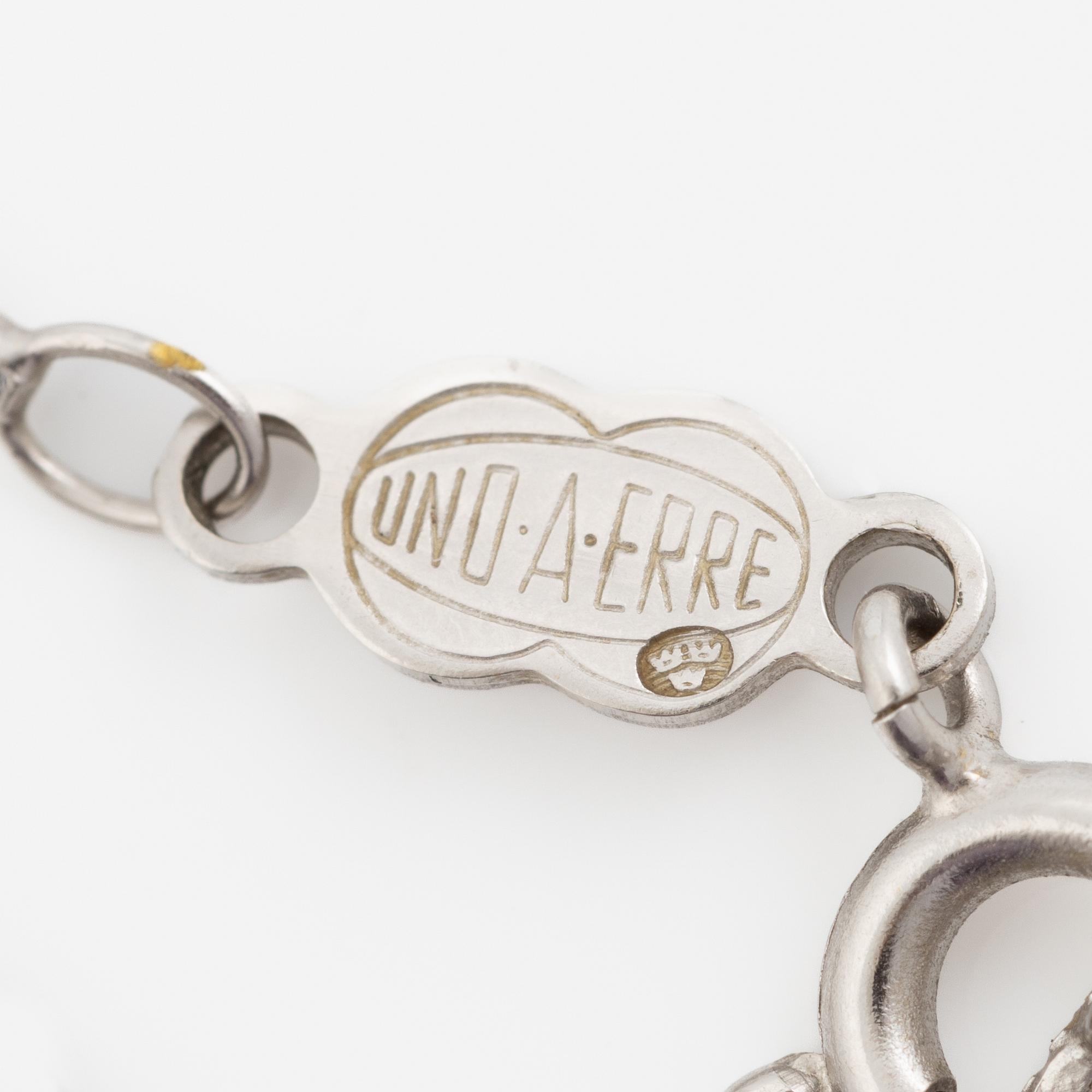 Hänge med kedja 18K vitguld med en rund briljantslipad diamant.