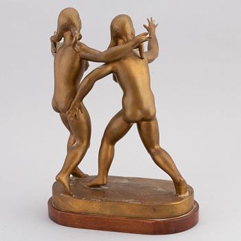 Nils Fougstedt, skulpture, bronze, signed and dated 1940.