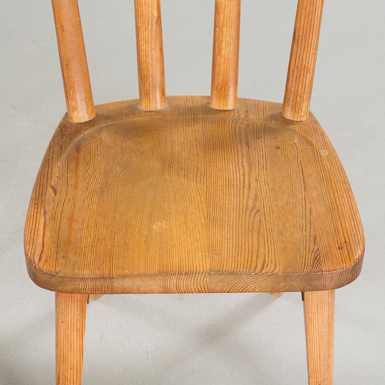 AXEL EINAR HJORTH, four chairs for Nordiska Kompaniet, model "Utö", 1930s.