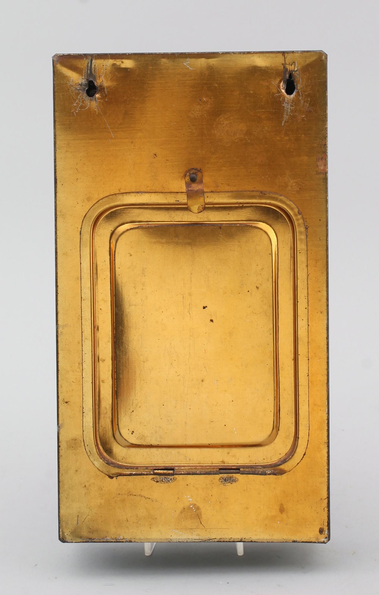 INKÖPSTAVLA TILL HUSHÅLLET, plåt, 1930-/40-tal.