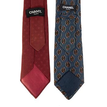 Chanel, Ties, 2 pcs.
