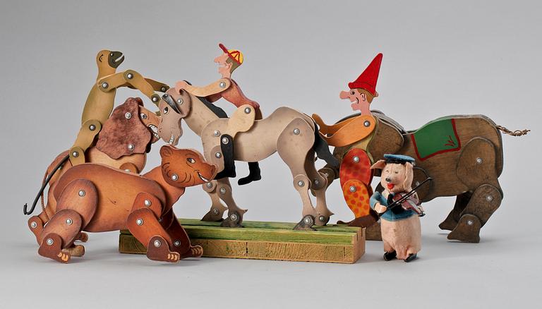 PARTI LEKSAKER, 15 delar, bla Japan.