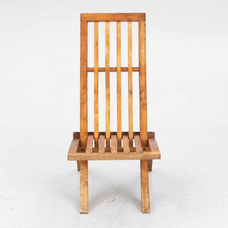 Fällstol, 1900-talets andra hälft.