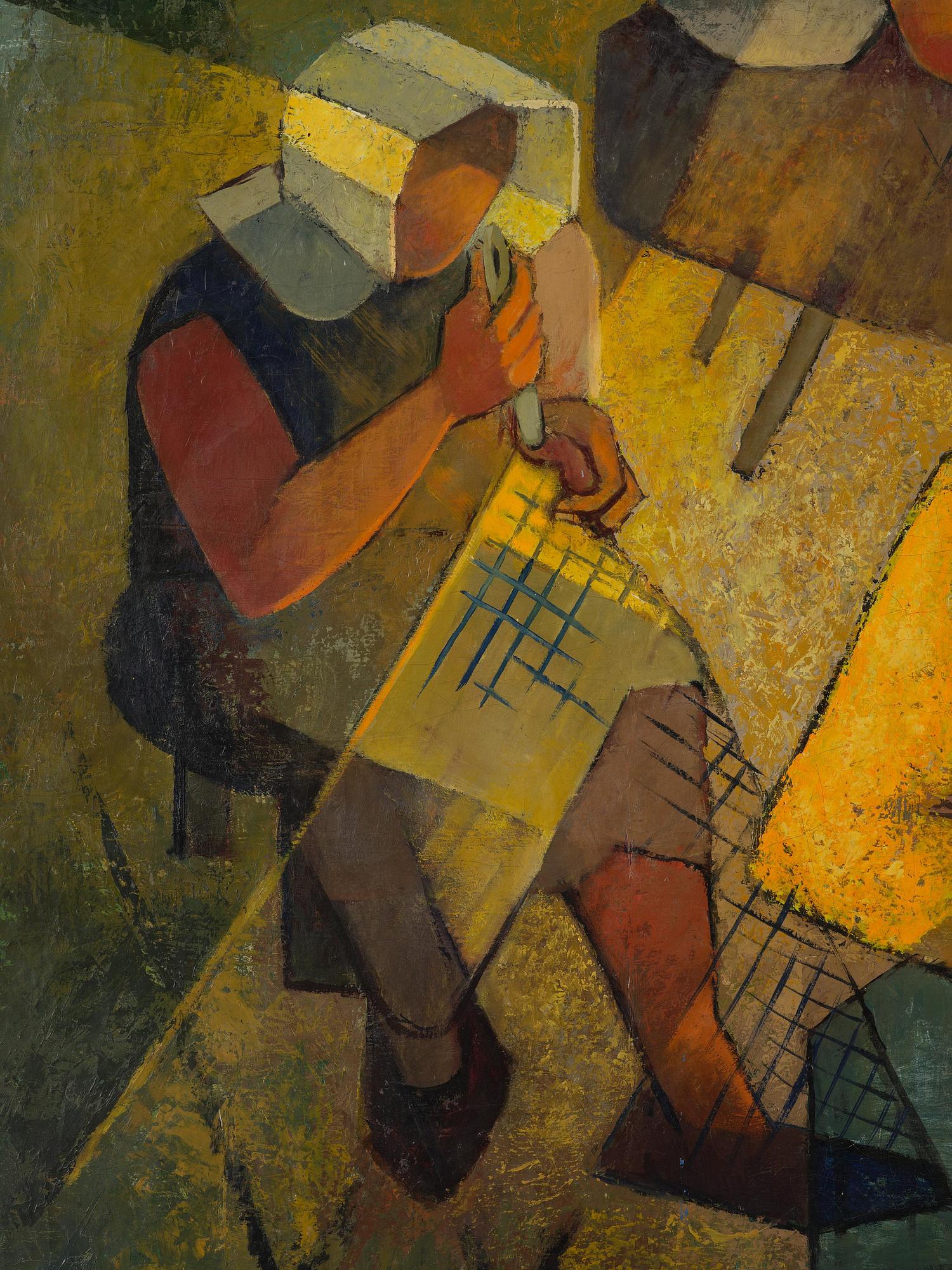 Louis Toffoli, "Raccomodeuses de filets".