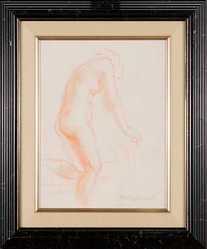 MATTI HAUPT, pastel, signed.