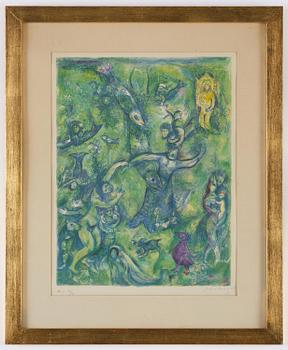 Marc Chagall, "Abdullah discovered before him.." from "Four Tales from the Arabian Nights".