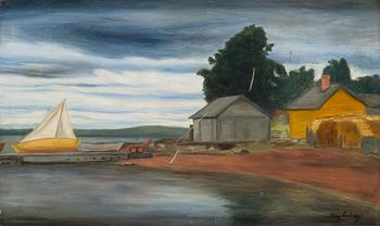 Hugo Simberg, Efter regnet.