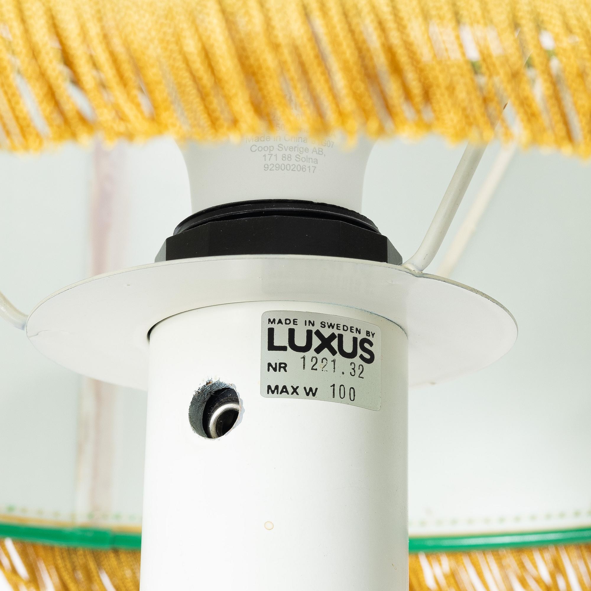 Table lamp, Luxus, late 20th century.