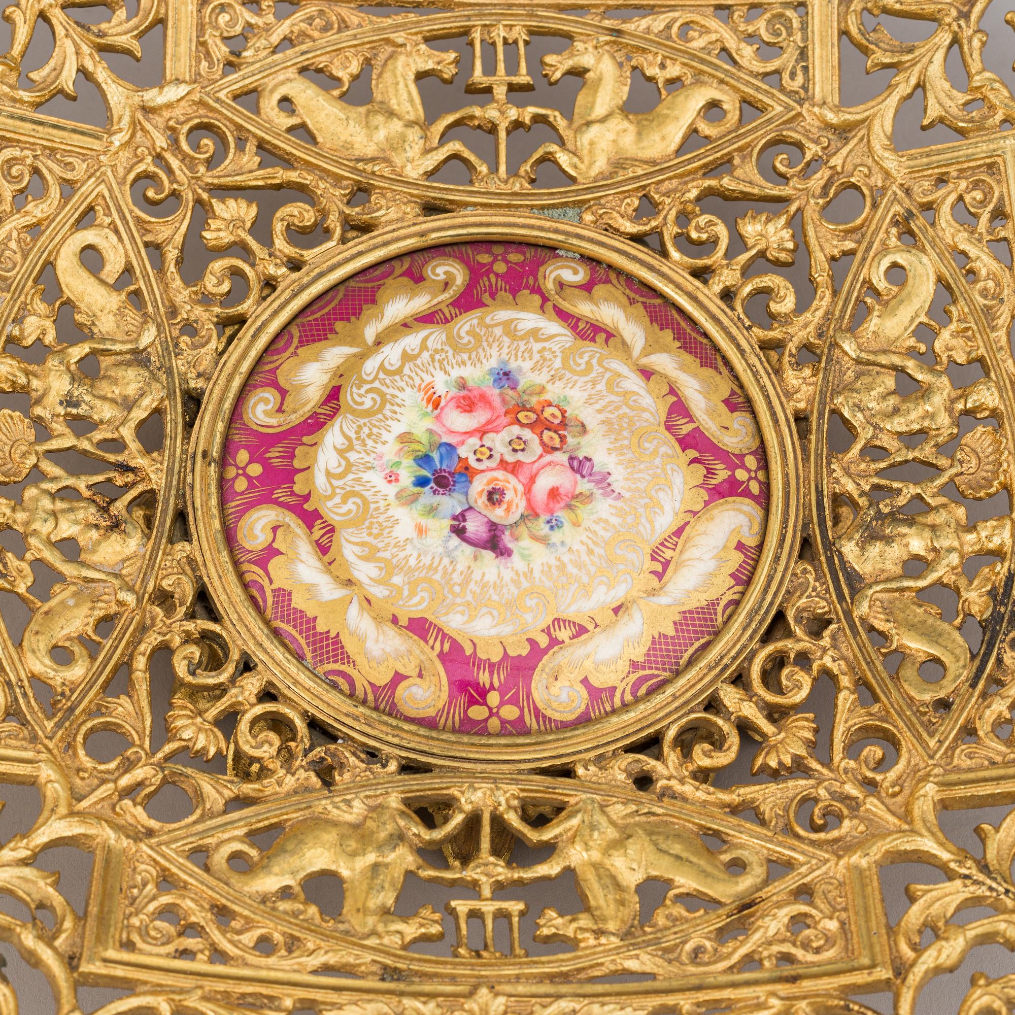 An ormolu and parcel-gilt table centerpiece, late 19th Century.