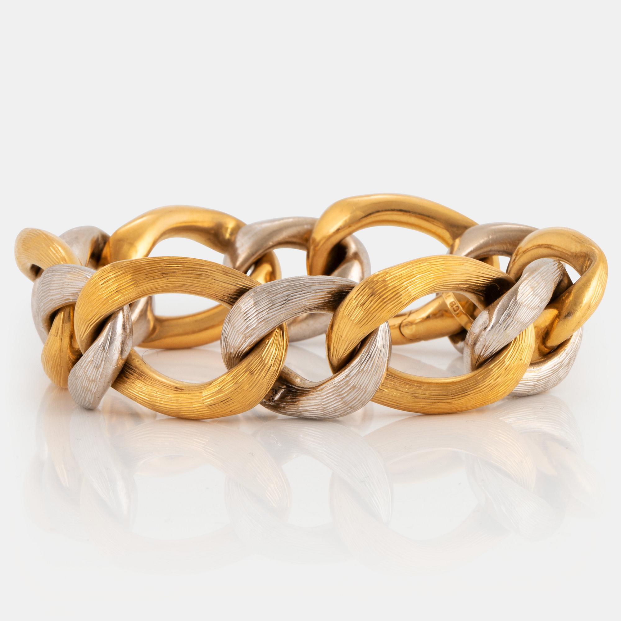 Bucherer armband 18K guld och vitguld.
