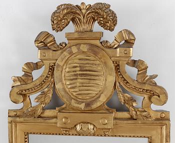 SPEGEL, Gustaviansk, med Stockholms hallstämpel 1780-tal.