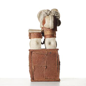 KERSTIN HÖRNLUND, a stoneware sculpture "Organic housing", Sweden.