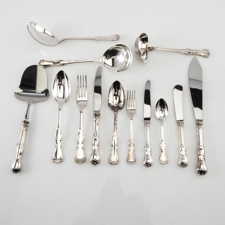 Cutlery 91 dlr "Prince Albert" silver GAB Eskilstuna 1976-1996.