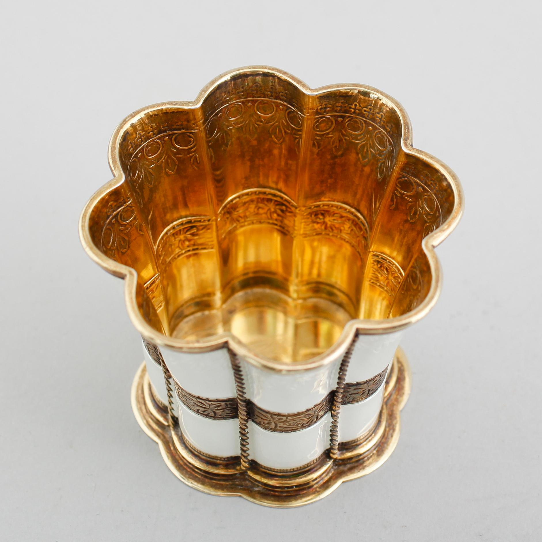 MARGRETEBÄGARE, silver, A Michelsen, Copenhagen, Danmark. Vikt ca 122 gram.