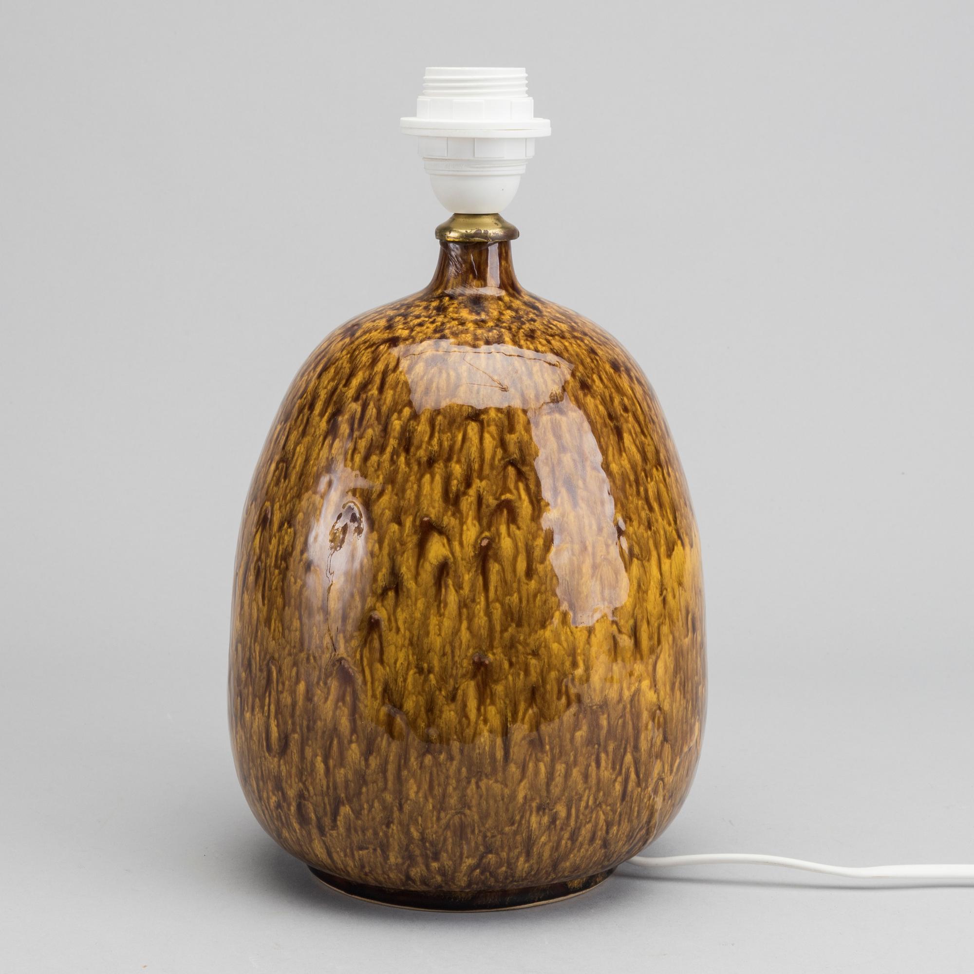 GUNNAR ANDERSSON, bordslampa signerad.