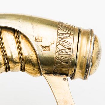 An Imperial Russian model 1827 cavalry award gold sabre.