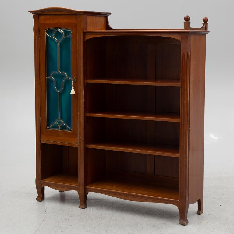 Bookcase, Art Nouveau, early 20th century.