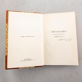 A set of 36 volumes "Samlade skrifter av August Strindberg" 1919.