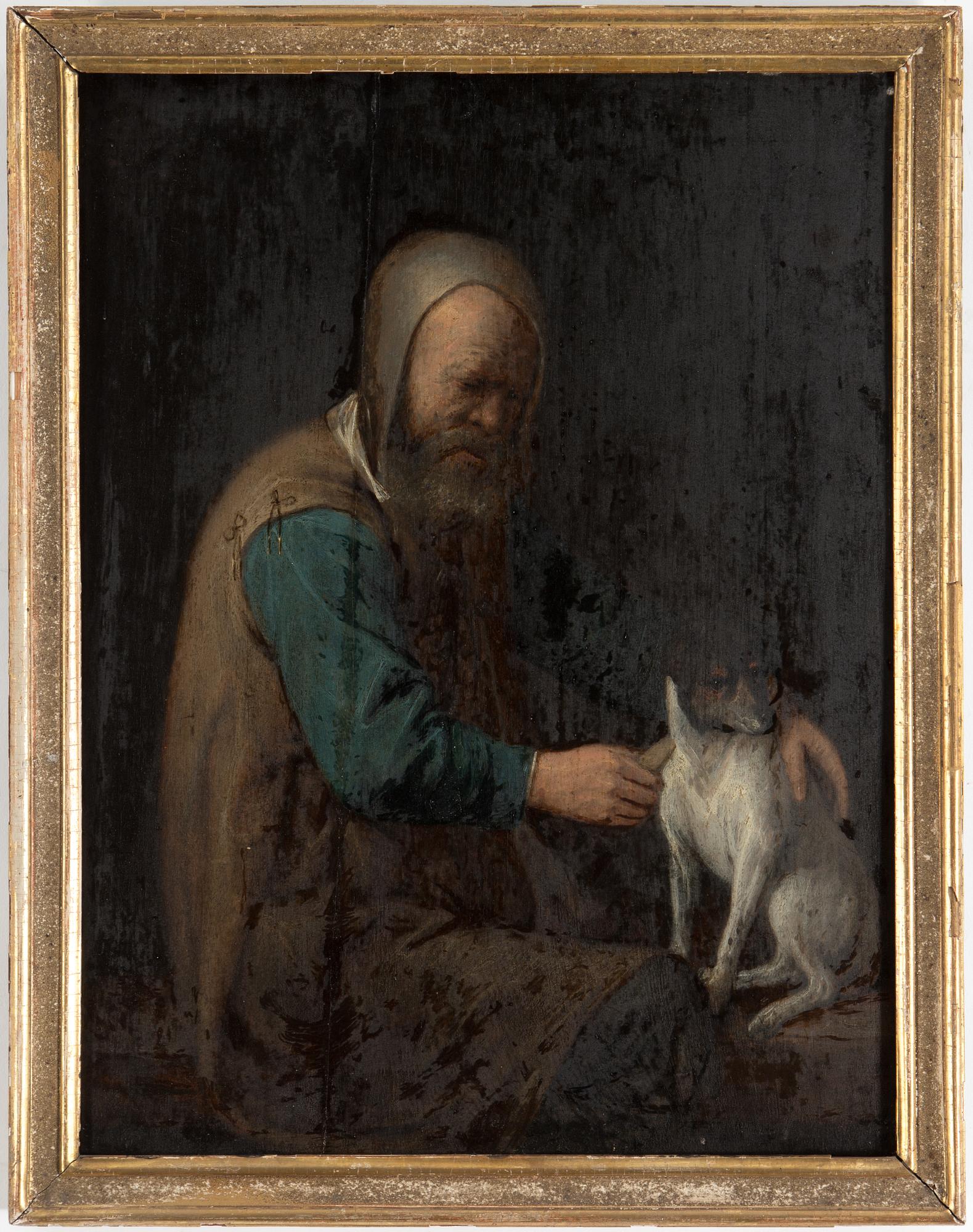 DAVID RYCKAERT D.Y, ett par, tillskrivna, olja på pannå, ej signerade.