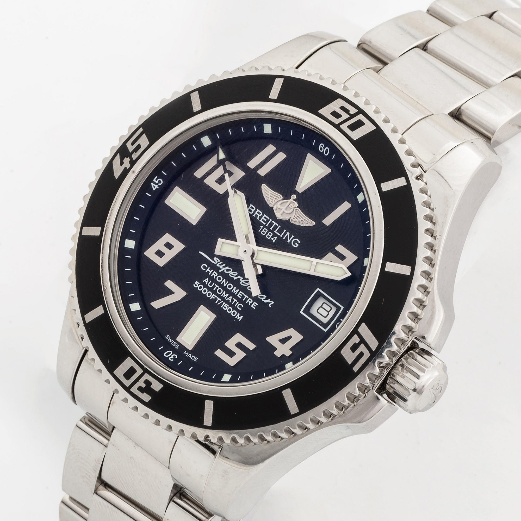Breitling, SuperOcean 42, wristwatch, 42 mm.