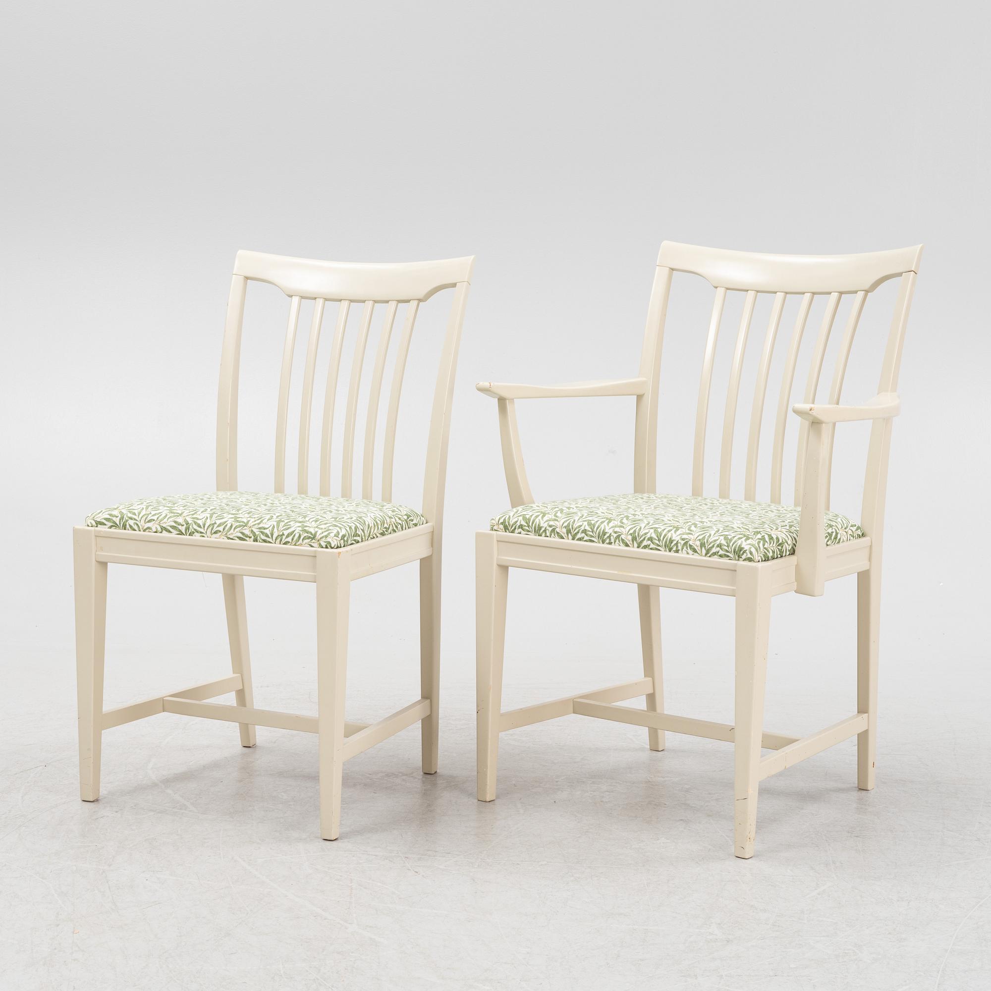 Svante Skogh, a 'Vindö' table and 5 chairs,