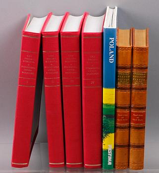 BÖCKER, 7 st, bla kulturhistoria "Svenska Kulturbilder" av Sigurd Erixon och Sigurd Wallin. 1900-tal.