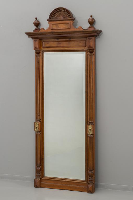 LATE 19TH CENTURY MIRROR.