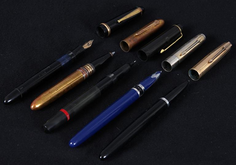 PENNOR, 5 st, bl. a. Parker.