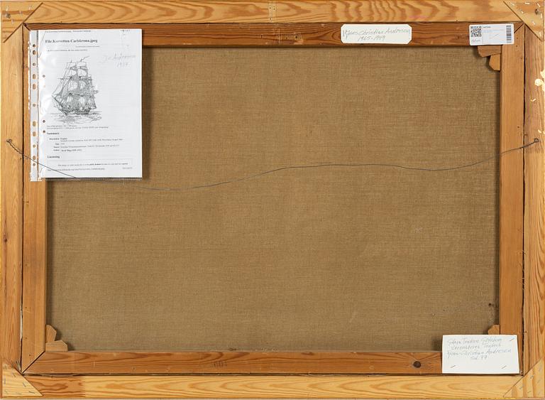 Jens Christian Andresen, oil on canvas, signed. dated 1937.