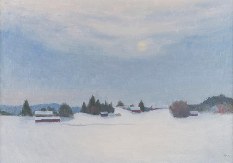 Onni Oja, Vinterig by (Borgnäs).