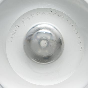 Timo Sarpaneva, Two mid-20th-century glass sculptures, both signed. Iittala, Finland.