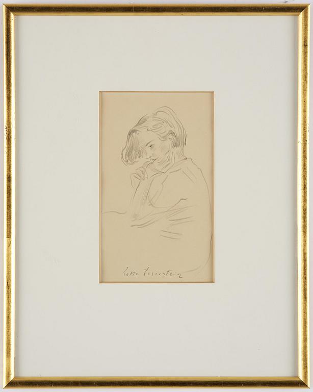 Lotte Laserstein, Contemplative girl.