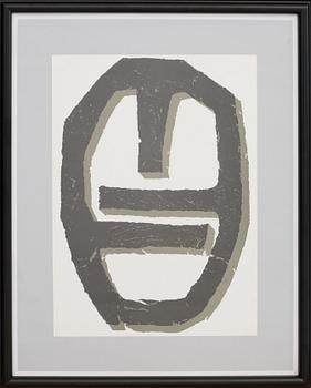 RAOUL UBAC, originalfärglitografi, 1982.