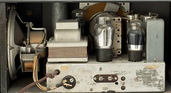 RADIO, "Sparton Sled Deluxe Cobalt Blue Mirrored Radio", Walther Dorwin Teague, Sparton Inc. USA, modell 558.