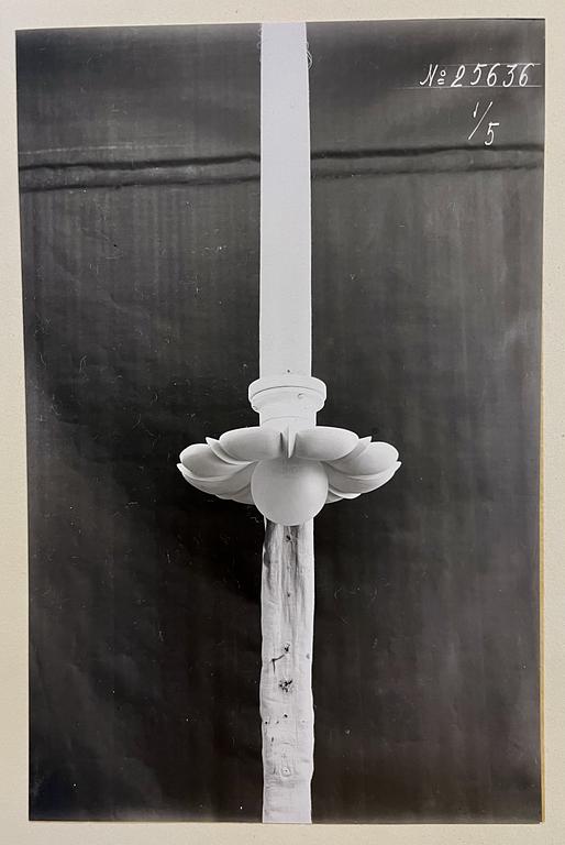 Erik Tidstrand, a set of three ceiling/wall lamps model "25636", Nordiska Kompaniet, 1920s.