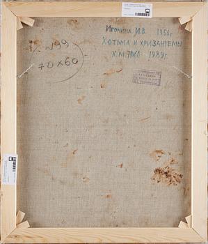 OKÄND KONSTNÄR, olja på duk, Ryssland. Sign o dat 1989 a tergo.